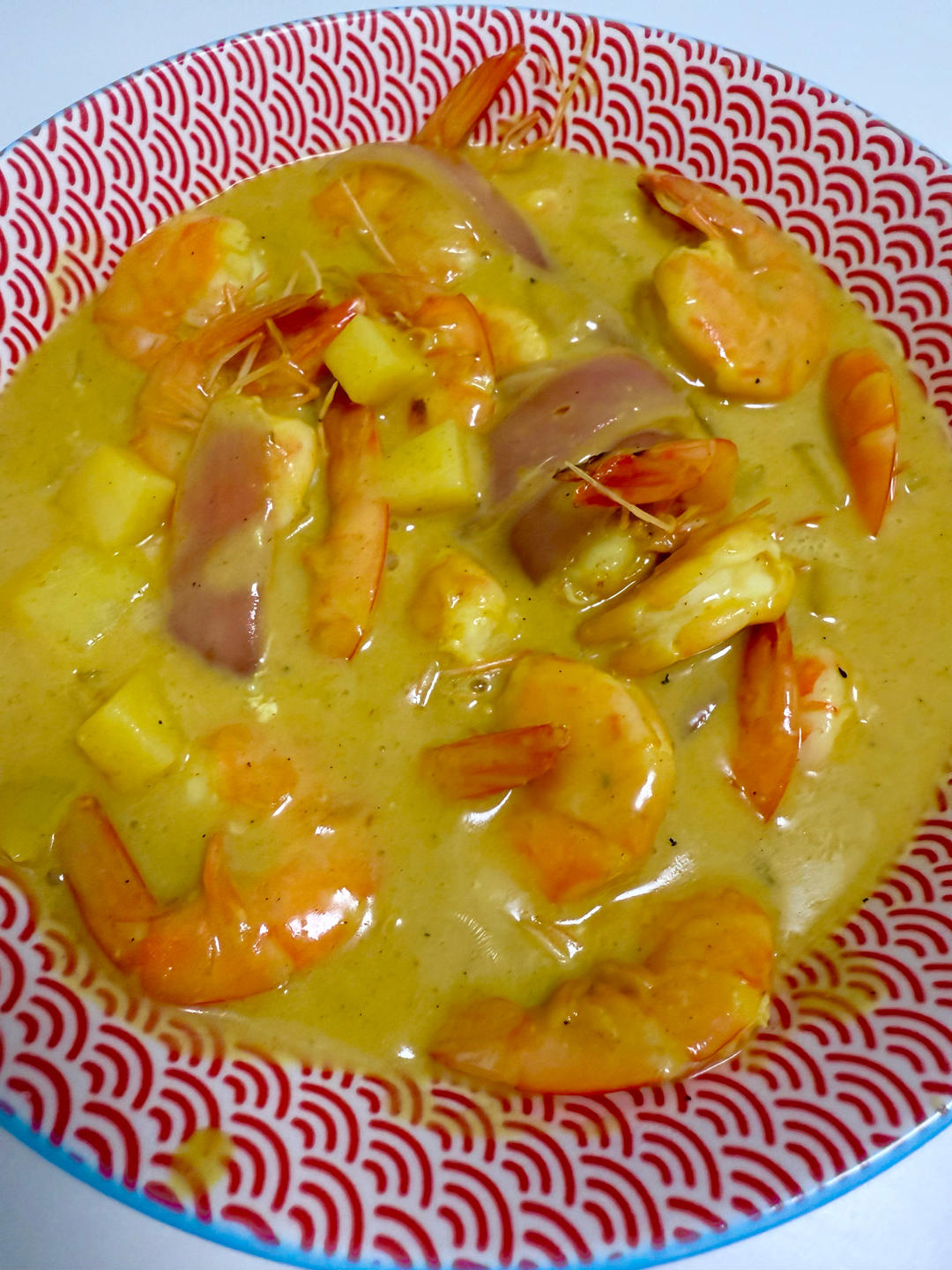 无水椰香咖喱大虾