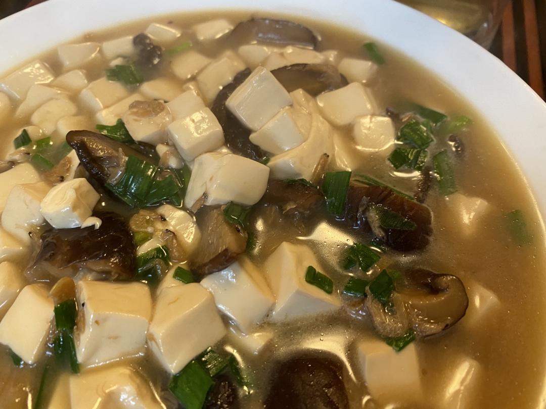 超简单还减脂 香菇烧豆腐