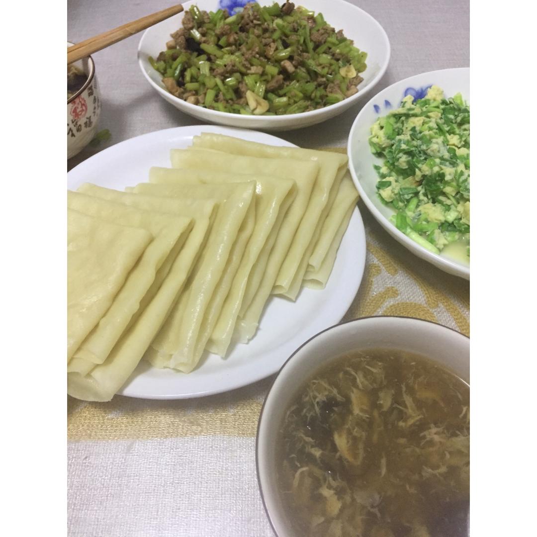 美味薄春饼的简易做法