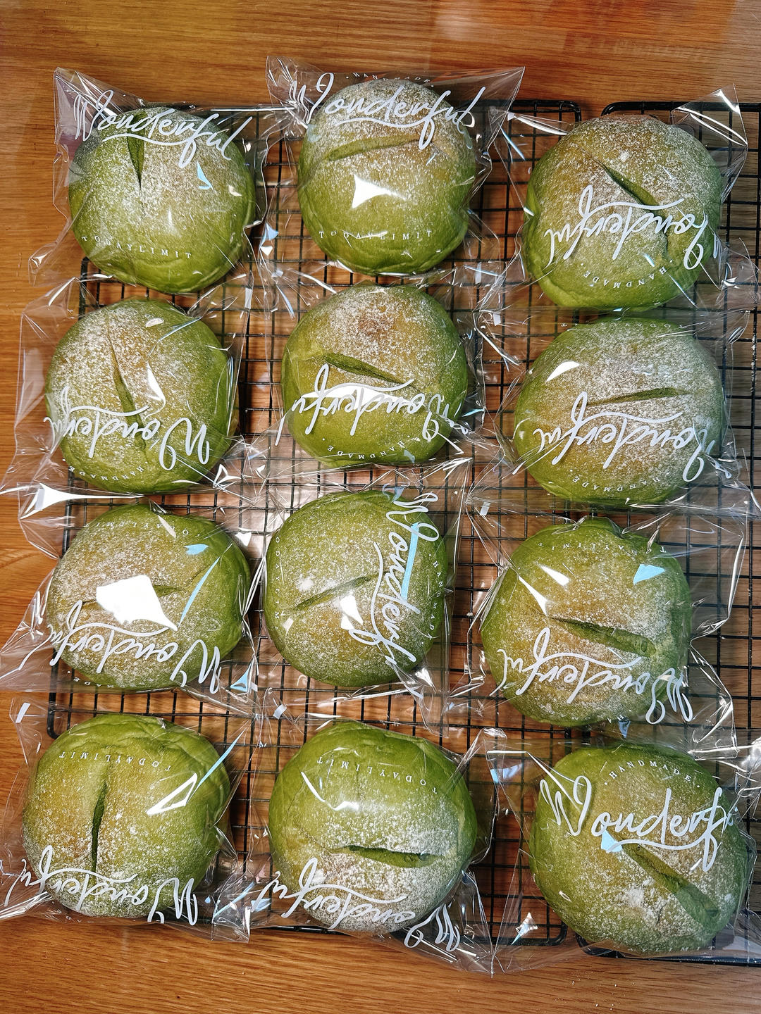 抹茶卡仕达奶酪米面包