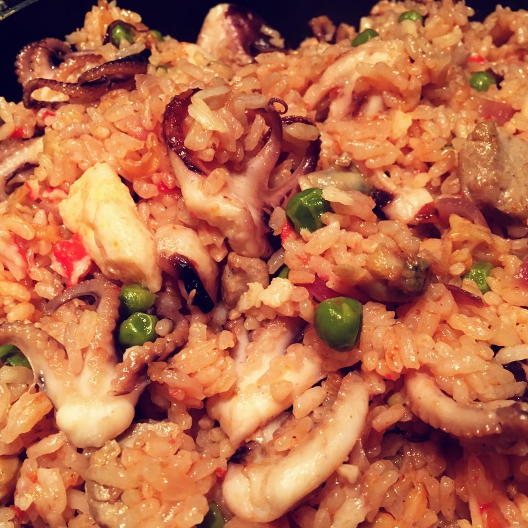西班牙海鲜饭（Paella）
