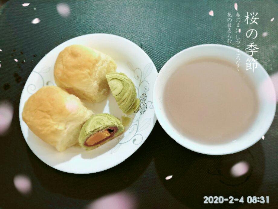 蛋黄酥~紫薯、抹茶、原味~花好月圆，中秋快乐~内附一次做六色蛋黄酥方法~