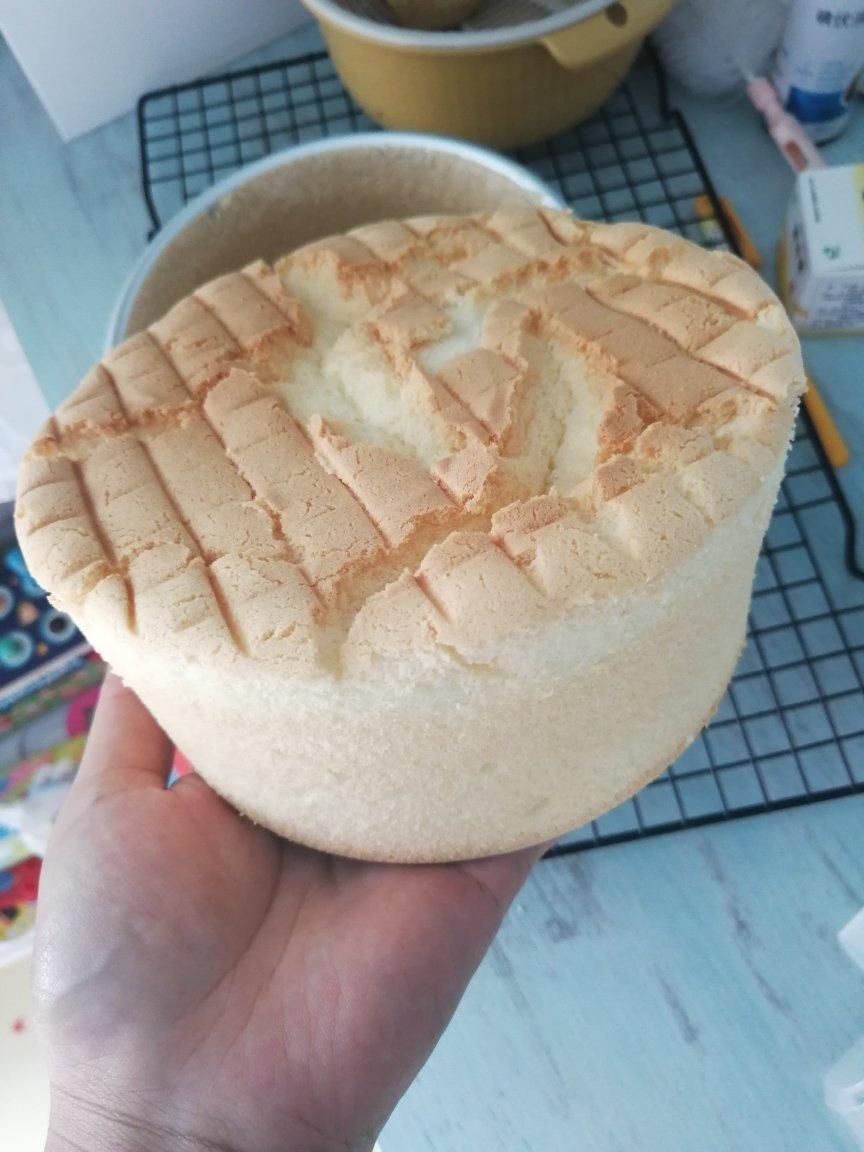 超柔软6寸戚风蛋糕(附8寸配方)零失败 超详细‼️含操作视频