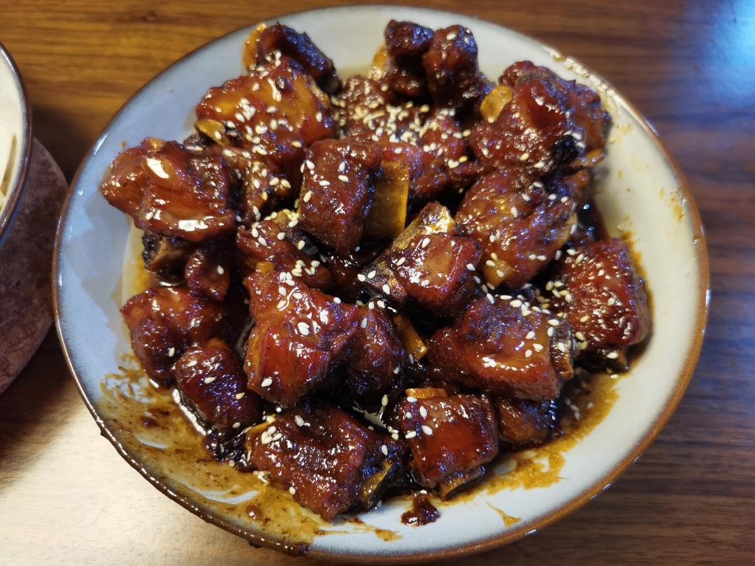 糖醋排骨/糖醋小排（不放油）（12345口诀做出正宗上海本帮）