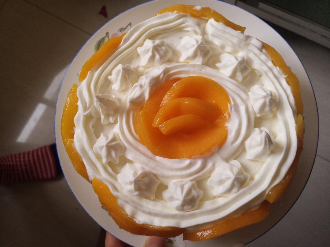 超级简单的味多美同款生日蛋糕（6寸），新手也能高度还原
