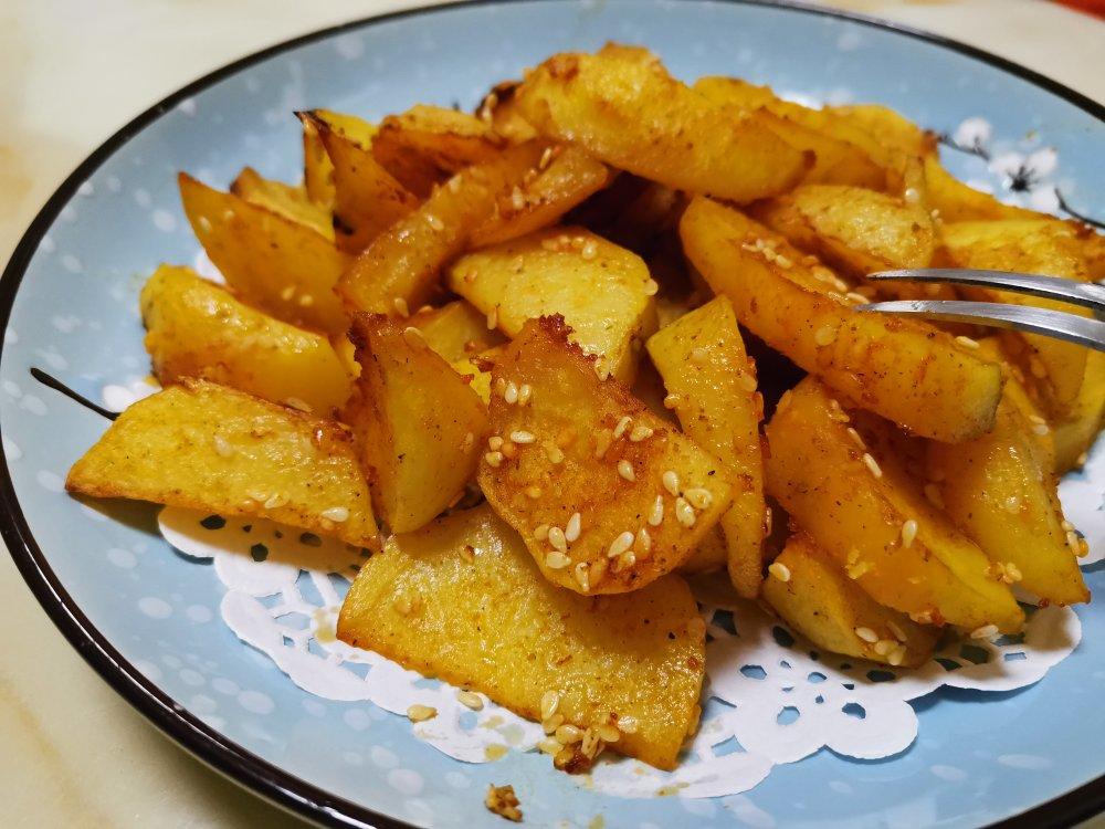 烤土豆、烤薯角