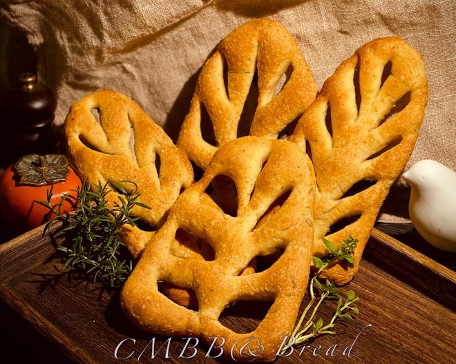 Fougasse                                普罗旺斯香草面包的做法