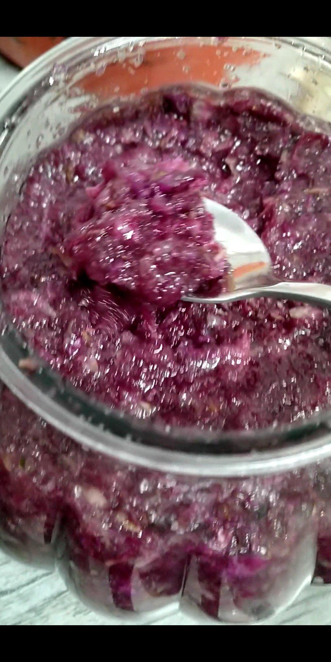 自制玫瑰花酱（平阴食用玫瑰鲜花）玫瑰糖玫瑰酵素玫瑰酱