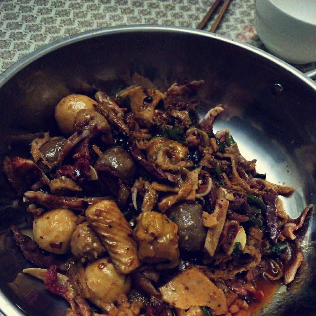 干锅牛杂