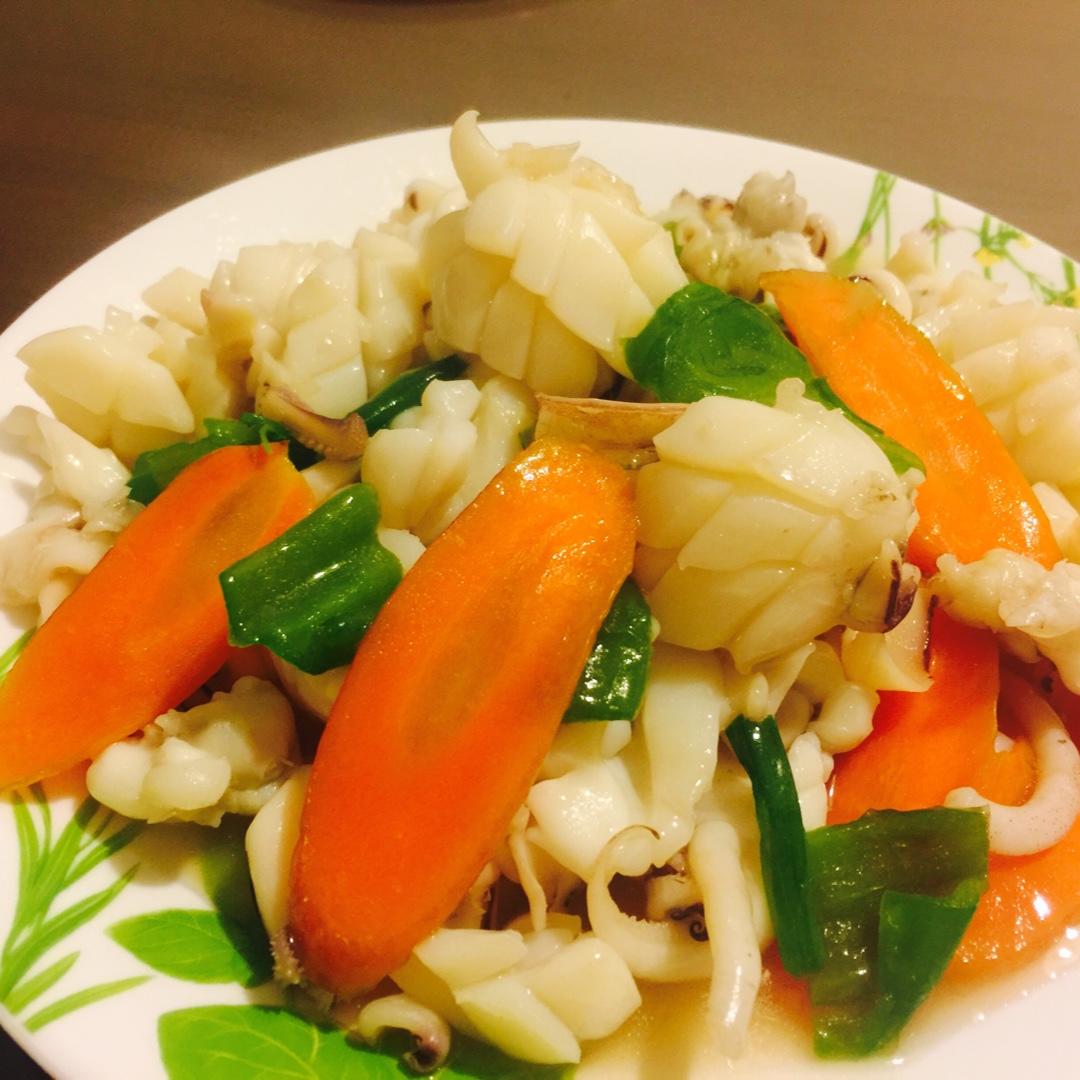 奕语做的青椒墨鱼花