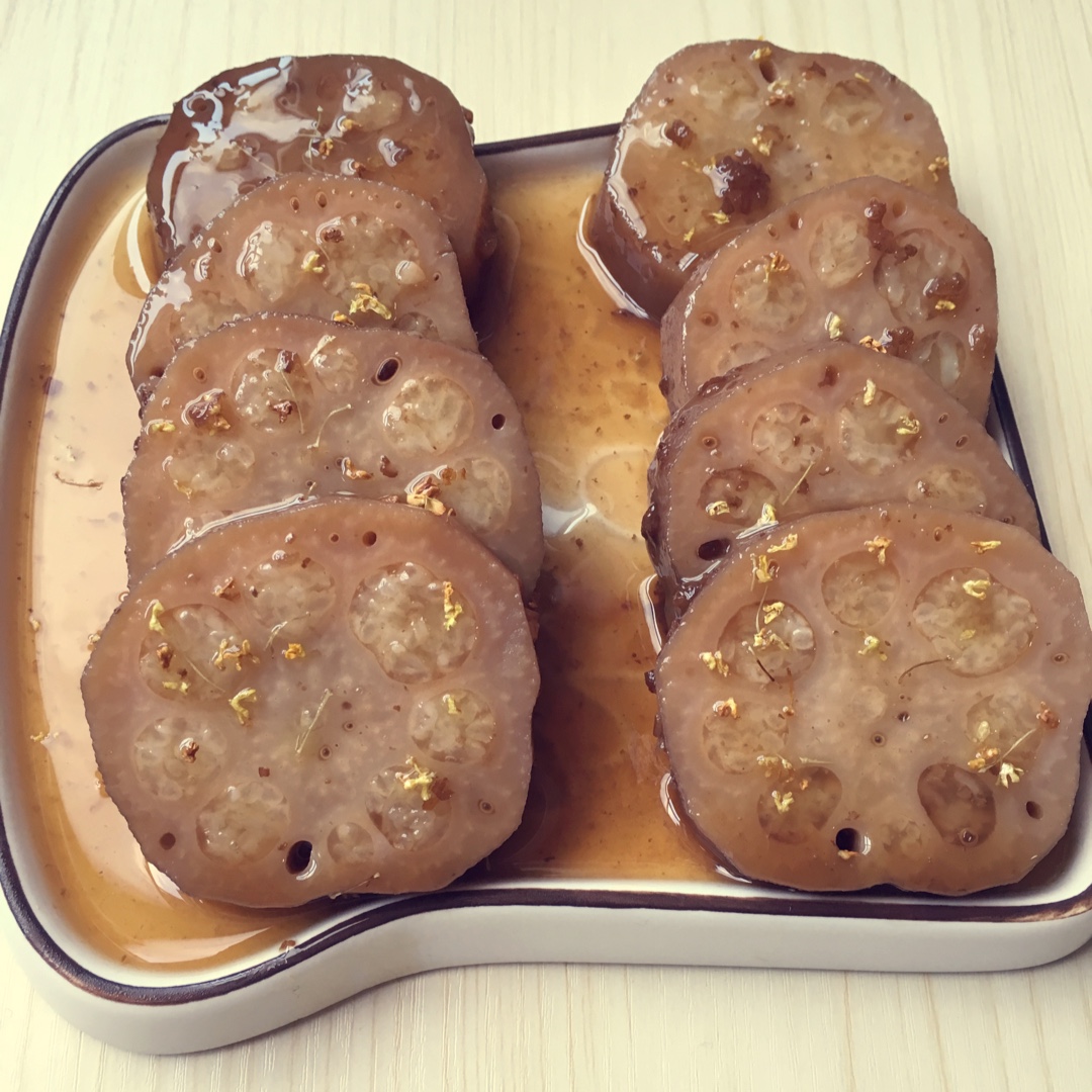 【曼食慢语】桂花红糖糯米藕