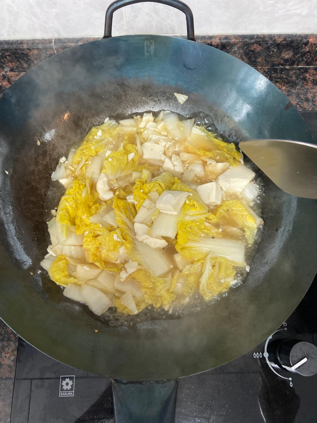 白菜豆腐这样做😋连汤汁都不剩🔅鲜美又美味