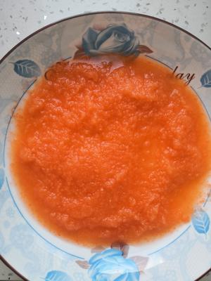 苹果胡萝卜蒸糕（无蛋版）的做法 步骤3