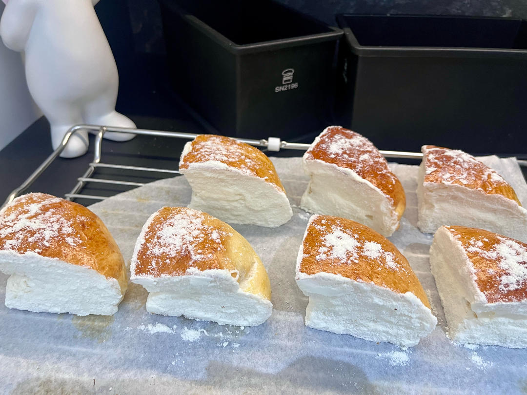 kiri奶油芝士食谱——雪山芝士包