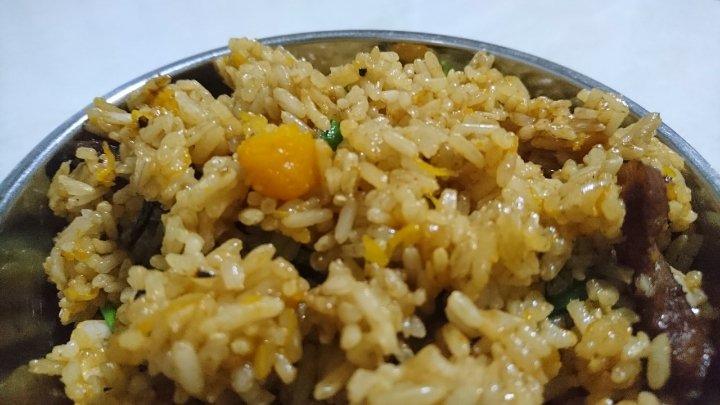 美味到不行的南瓜饭