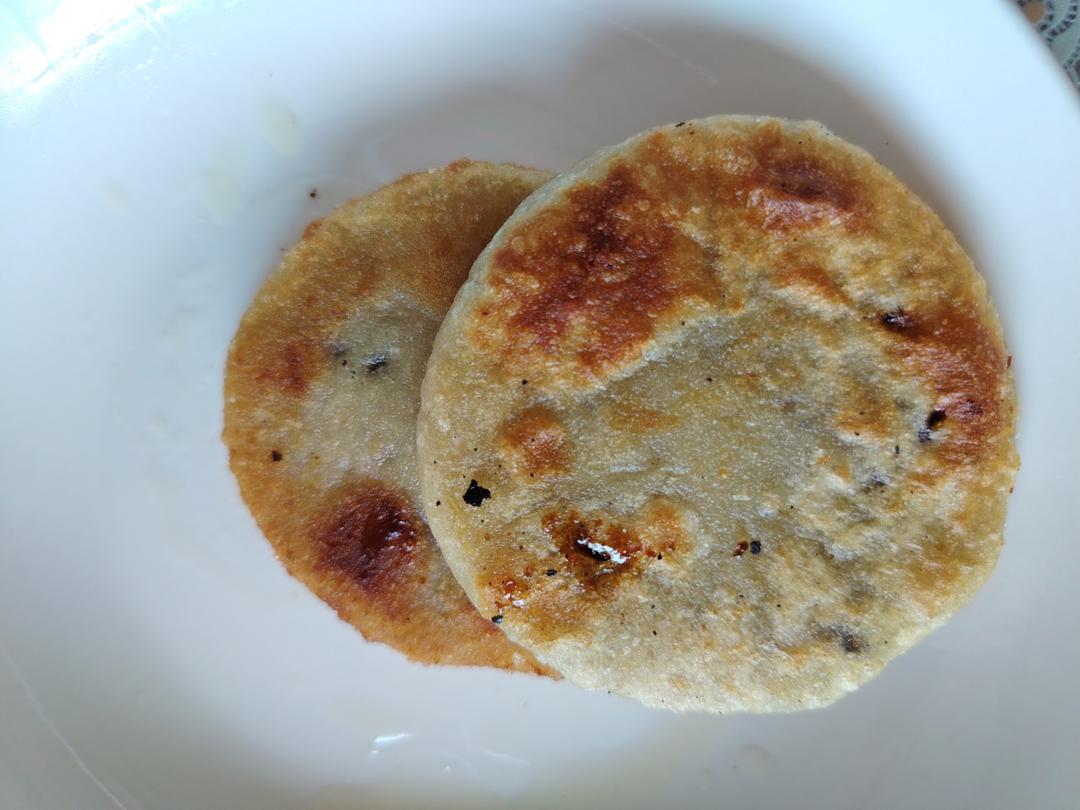 香甜松软的红糖饼，一次成功