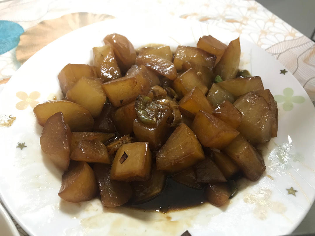 素红烧肉（红烧水萝卜）
