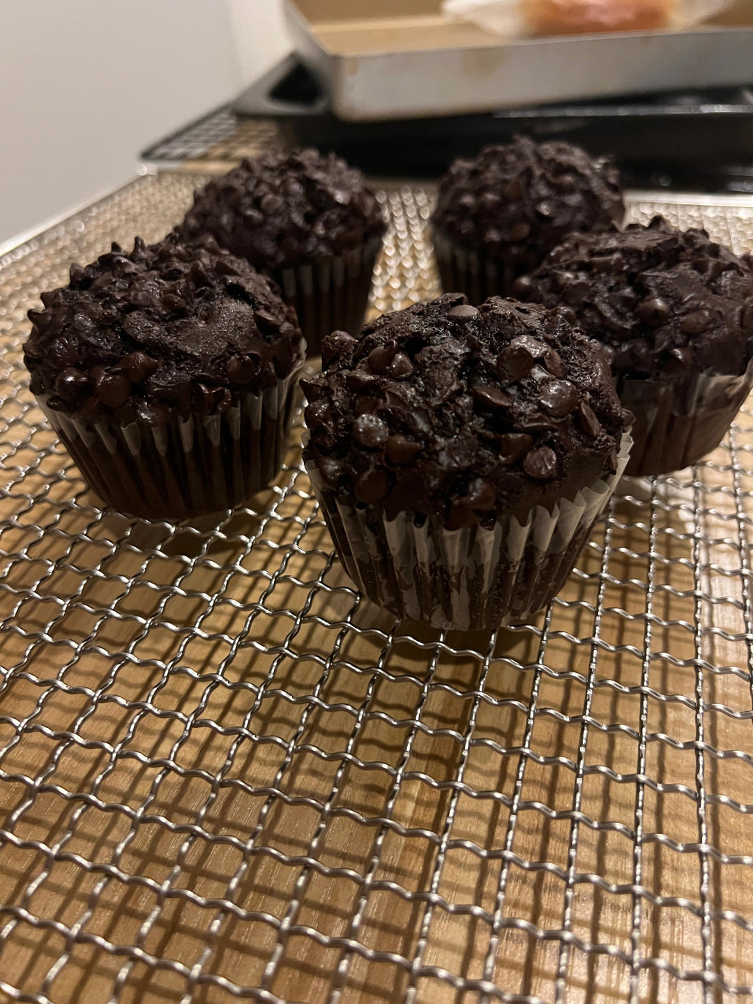 在家做巧克力蘑菇头麦芬蛋糕🍫