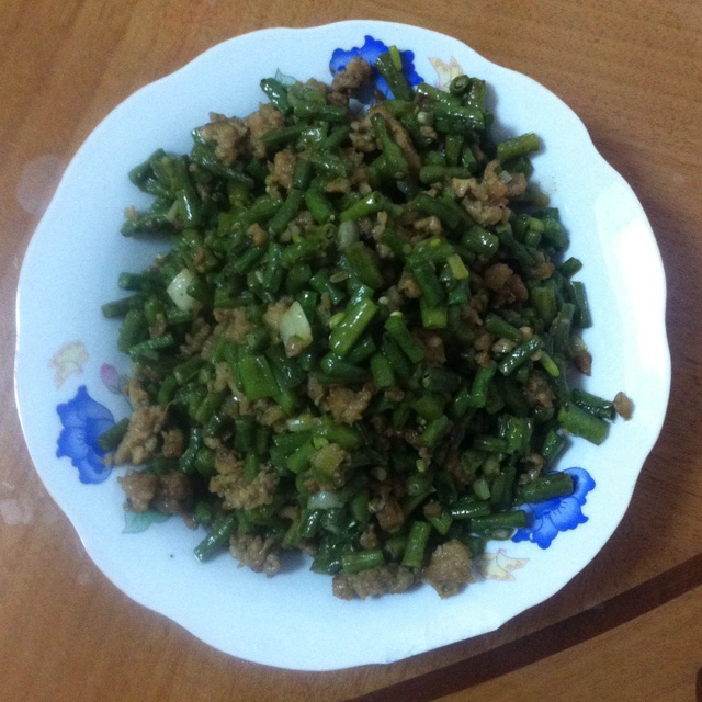 肉末四季豆