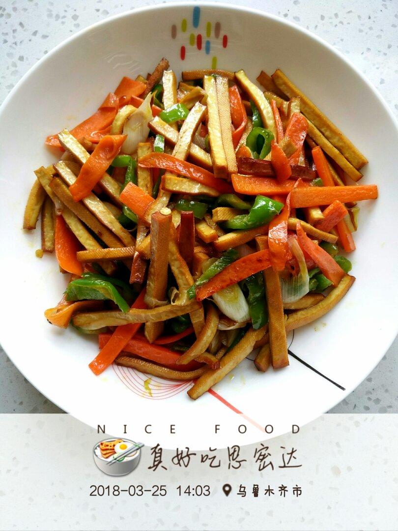 家常炒豆干