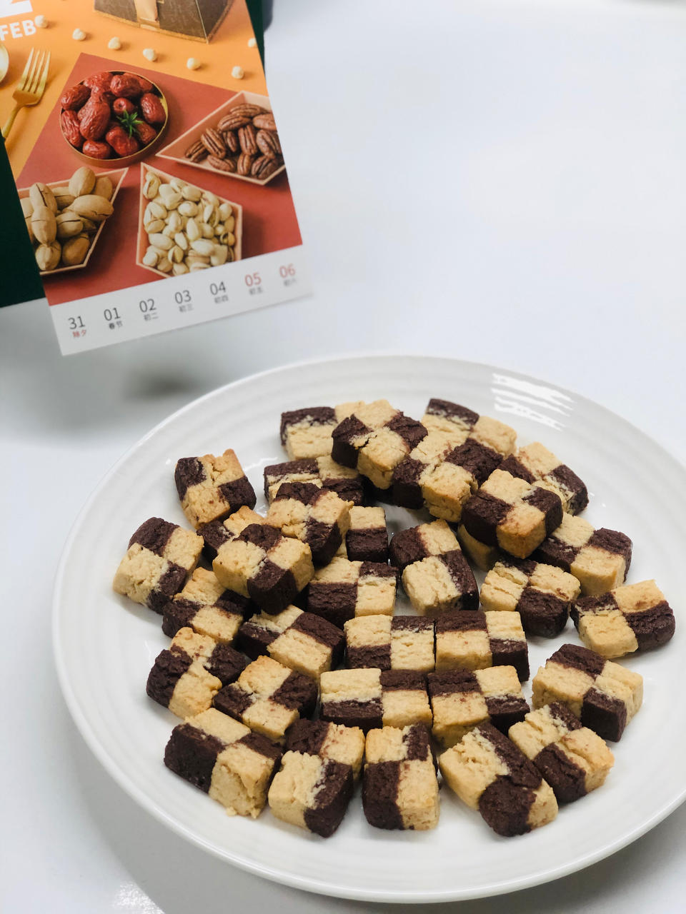 棋格饼干