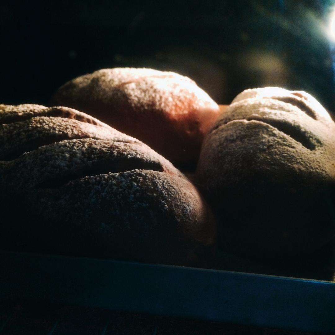 抹茶（可可）椰子油麻薯夹心面包