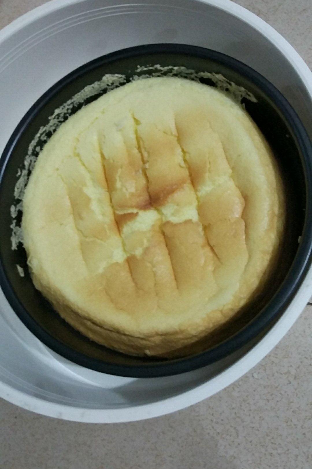 6寸原味戚风蛋糕