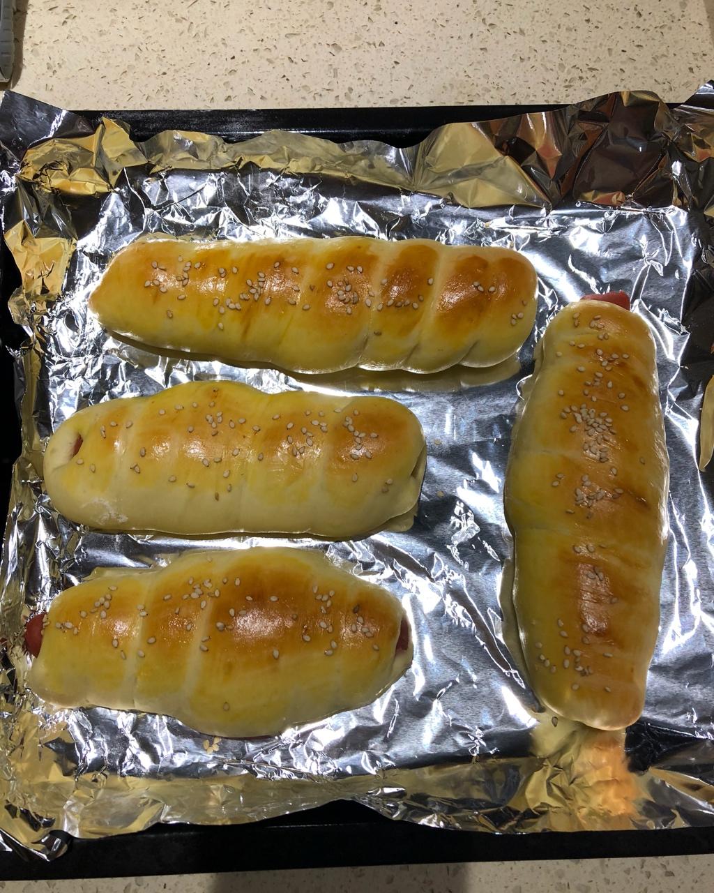 热狗面包卷