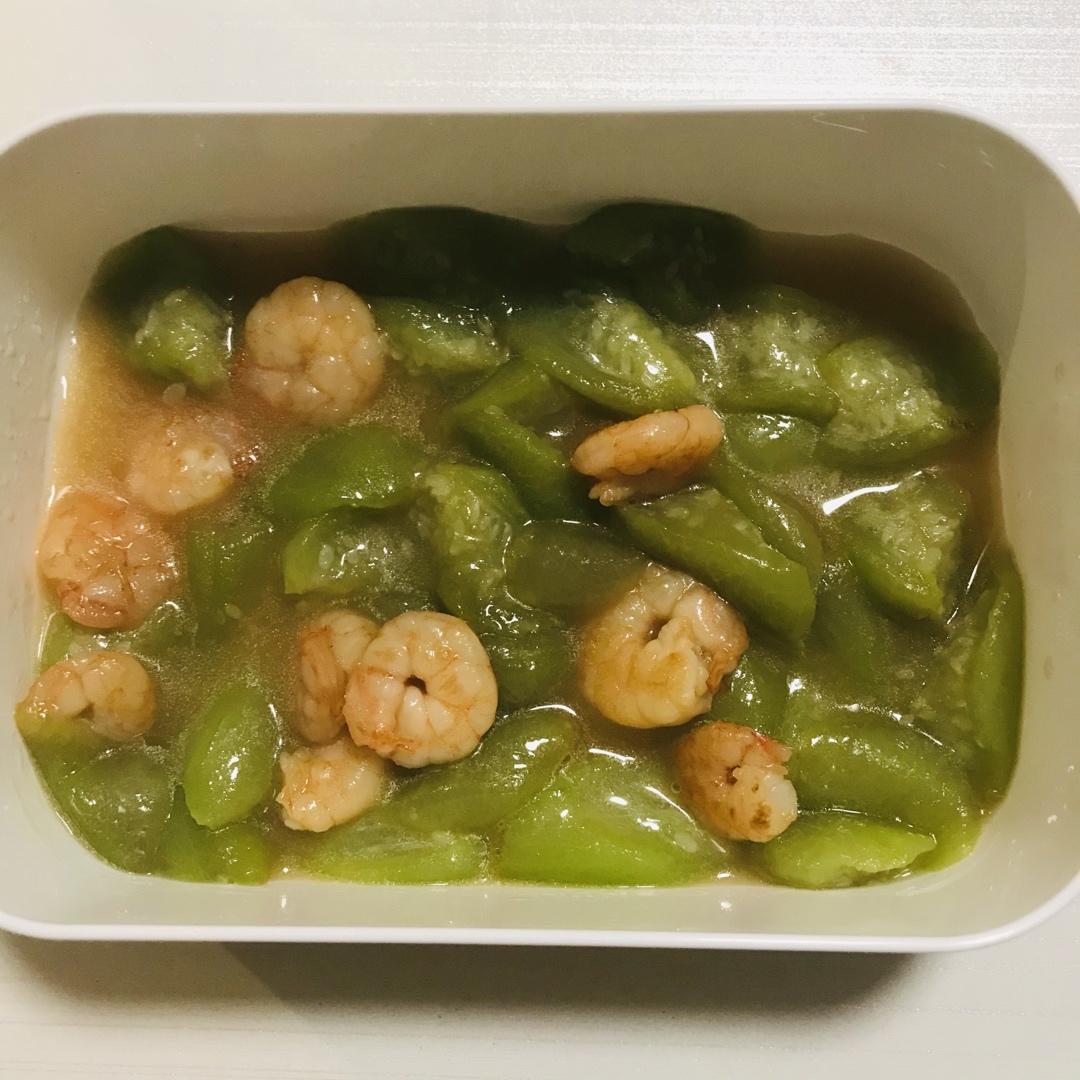 丝瓜炒虾仁