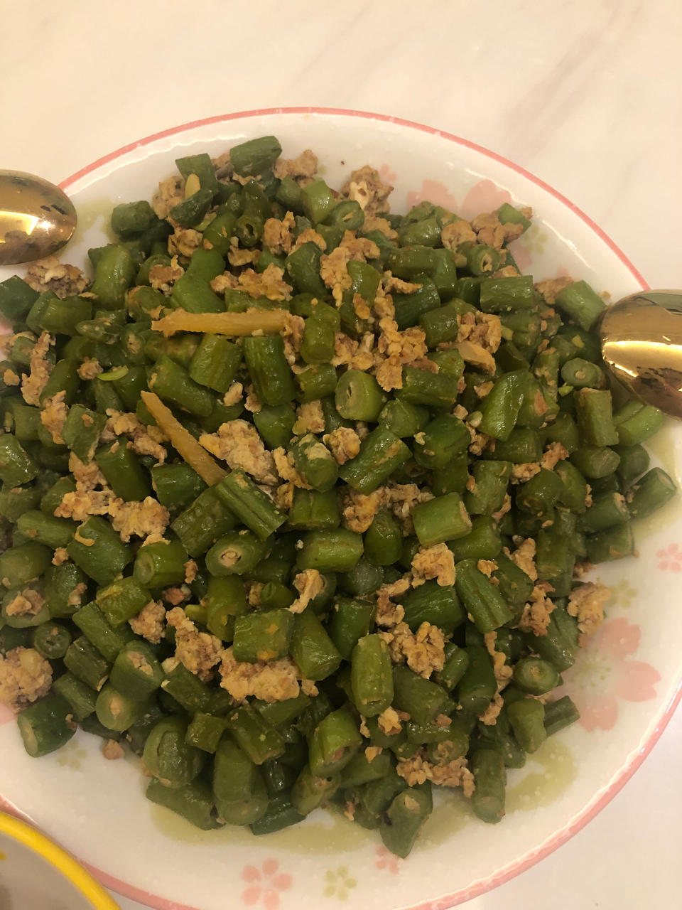 豆角炒蛋