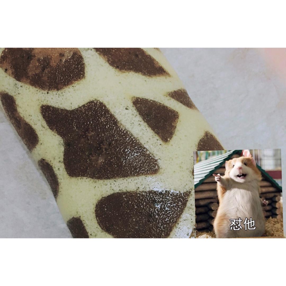 超萌长颈鹿蛋糕卷