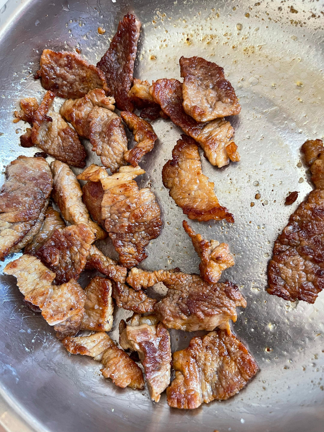 煎瘦肉