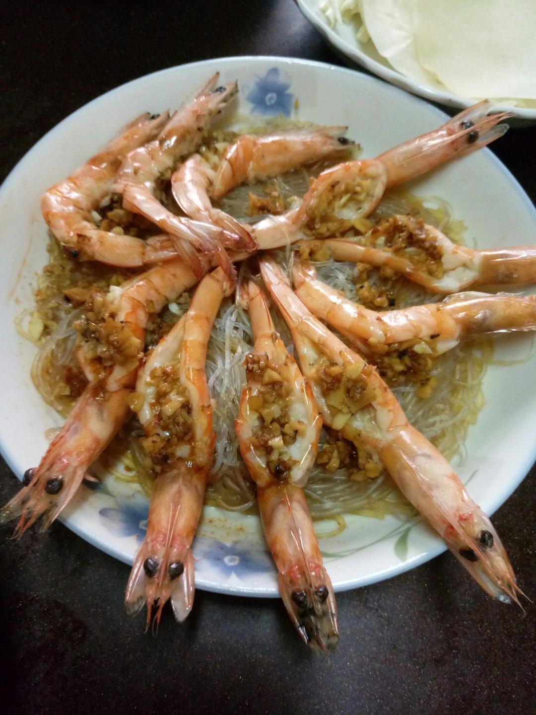蒜蓉粉丝蒸虾