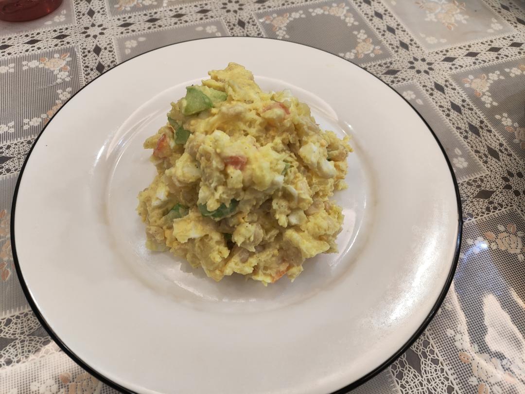 🔥爆好吃的鸡蛋土豆泥沙拉