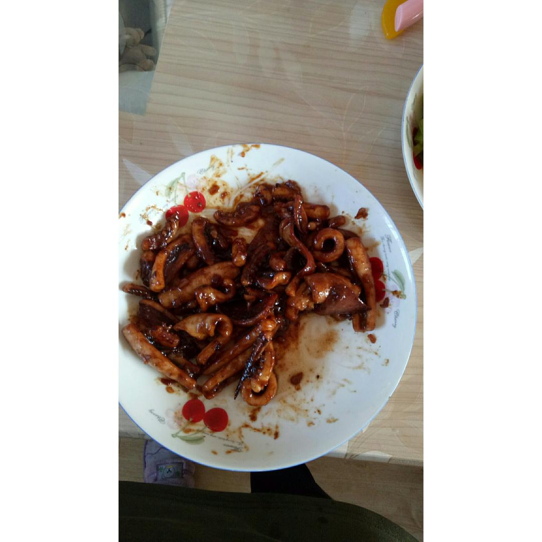 平底锅版铁板鱿鱼