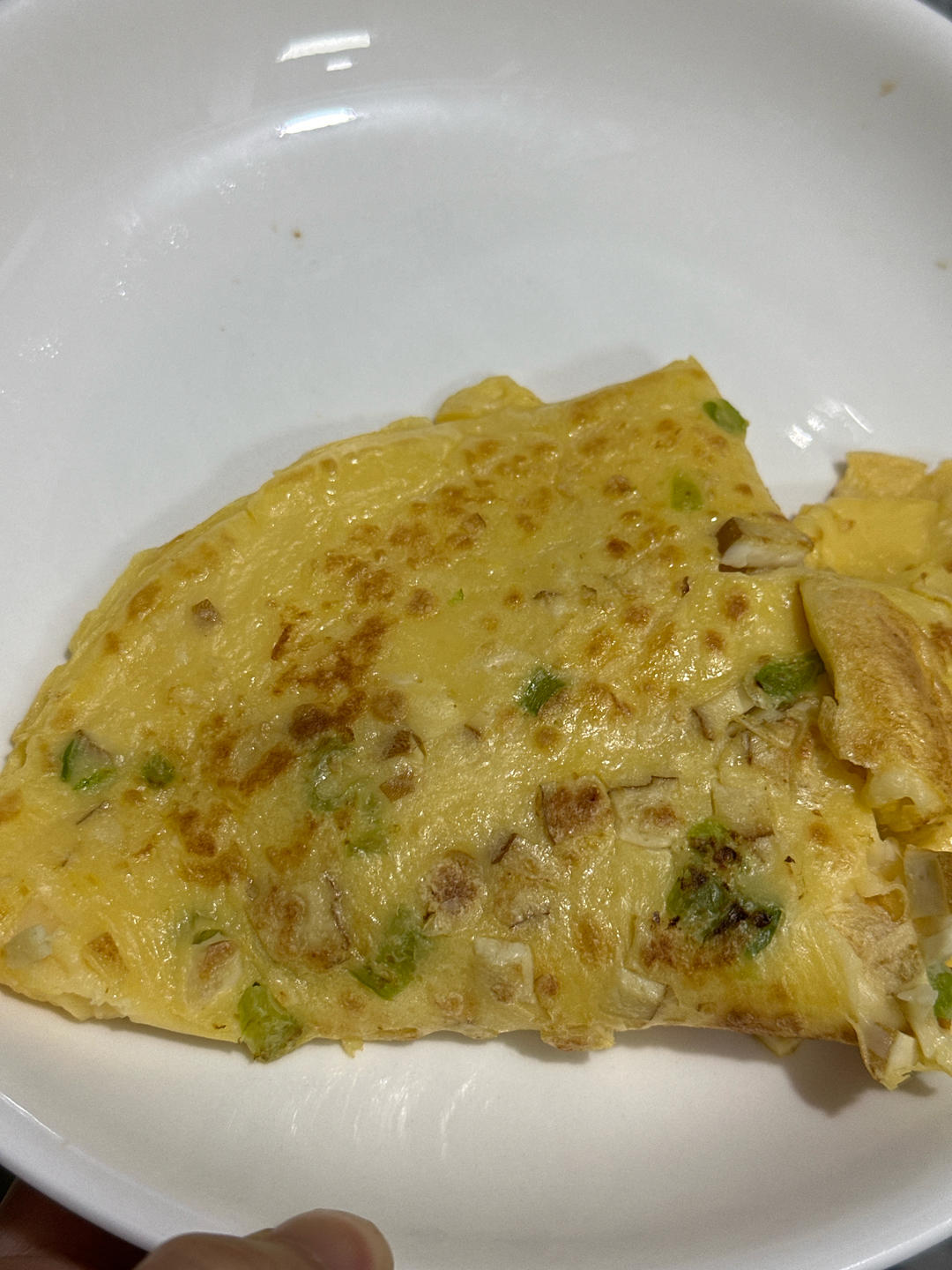 简单快手蔬菜鸡蛋煎饼