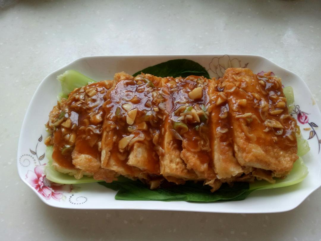 虾皮锅塌豆腐 （鲁菜）