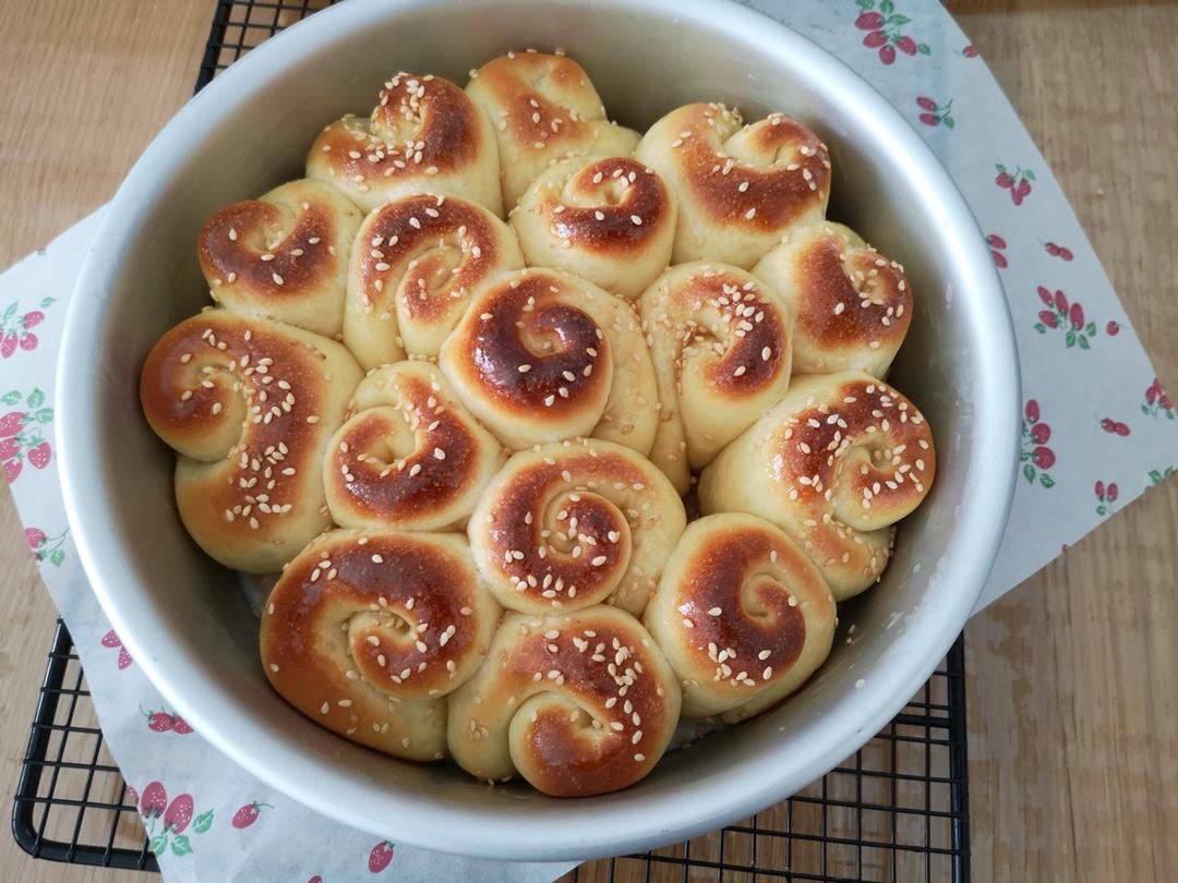 脆底蜂蜜小面包