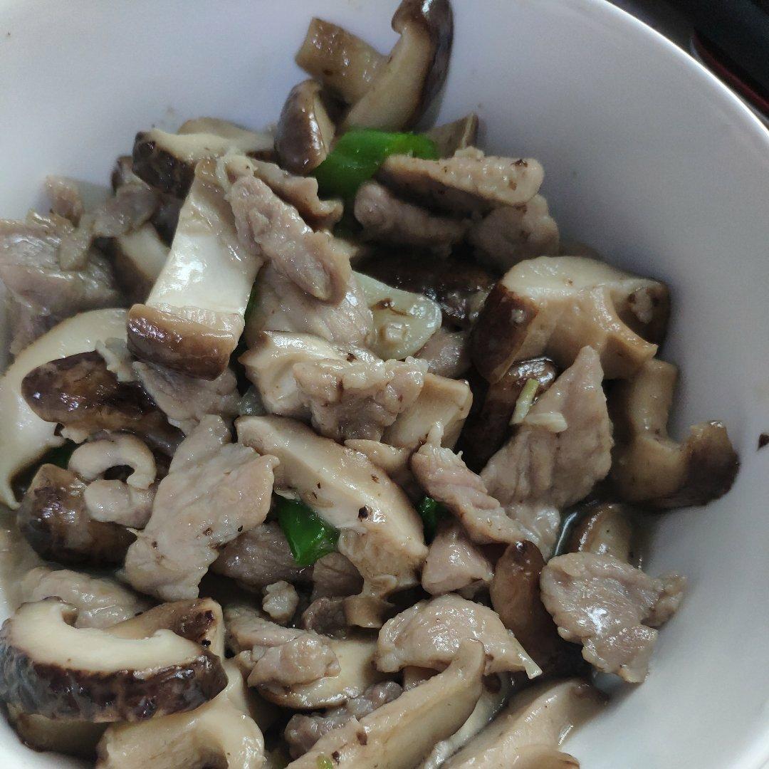 家常香菇炒肉