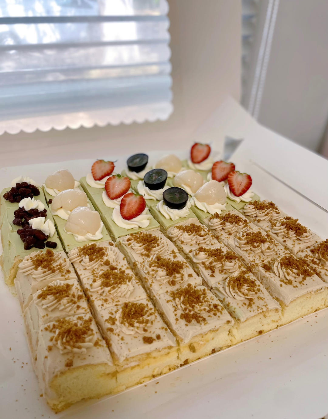 椰香芝士蔓越莓蛋糕   party小甜品的做法 步驟8