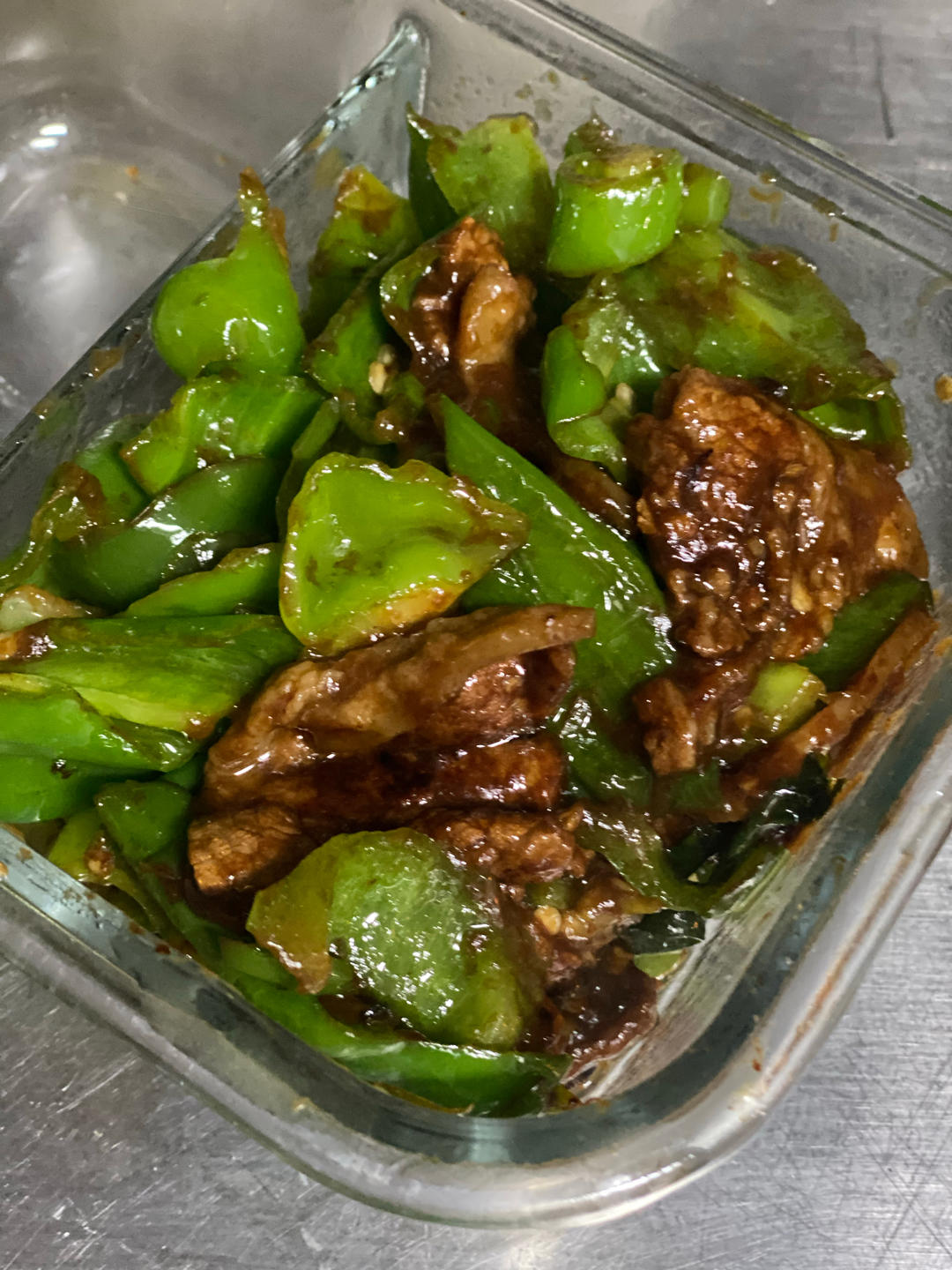 青椒炒肉片