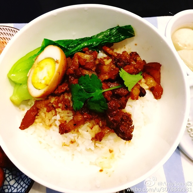 台式卤肉饭