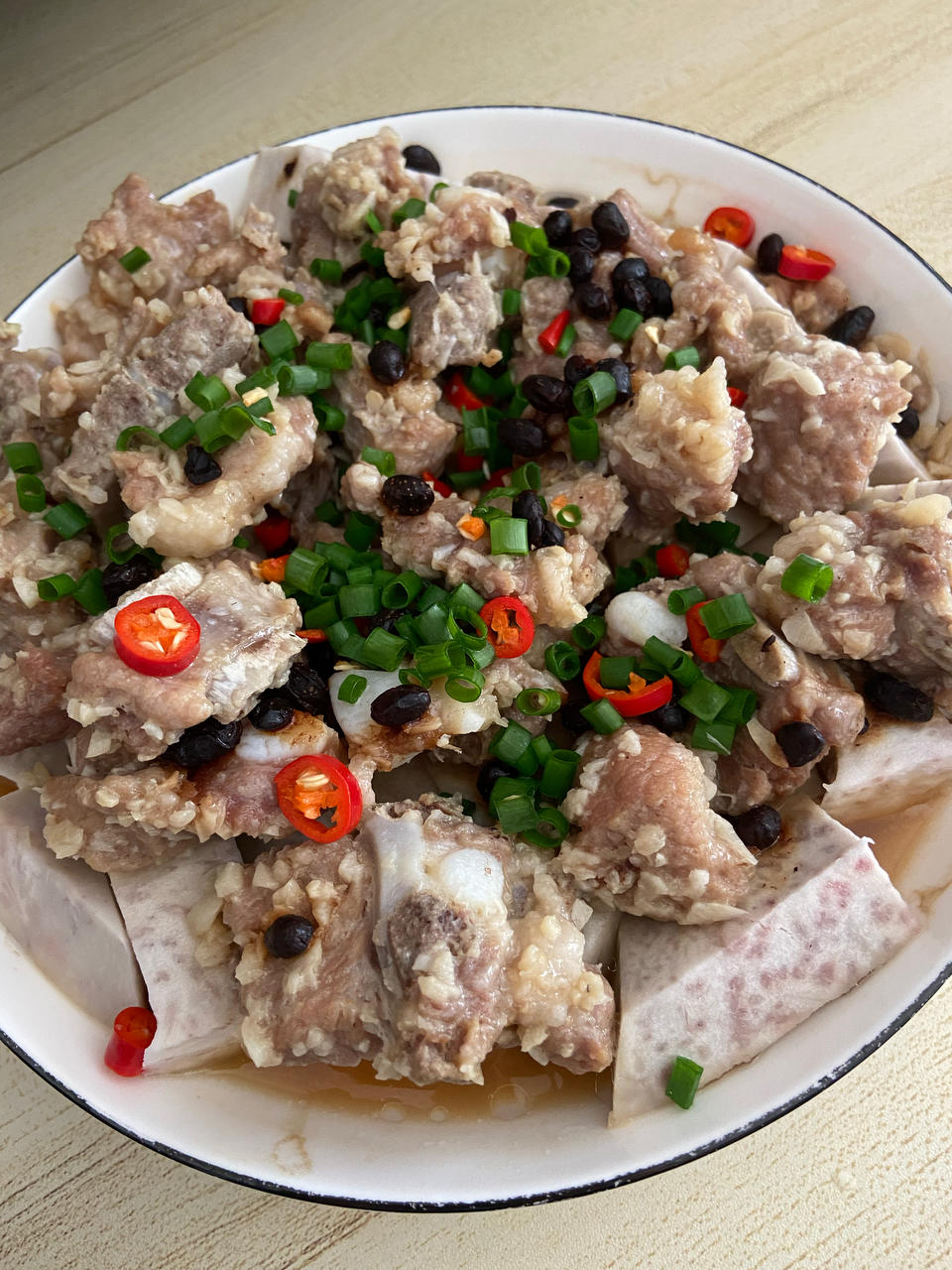 香芋蒸排骨