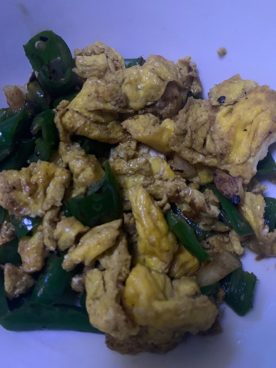 青椒炒蛋