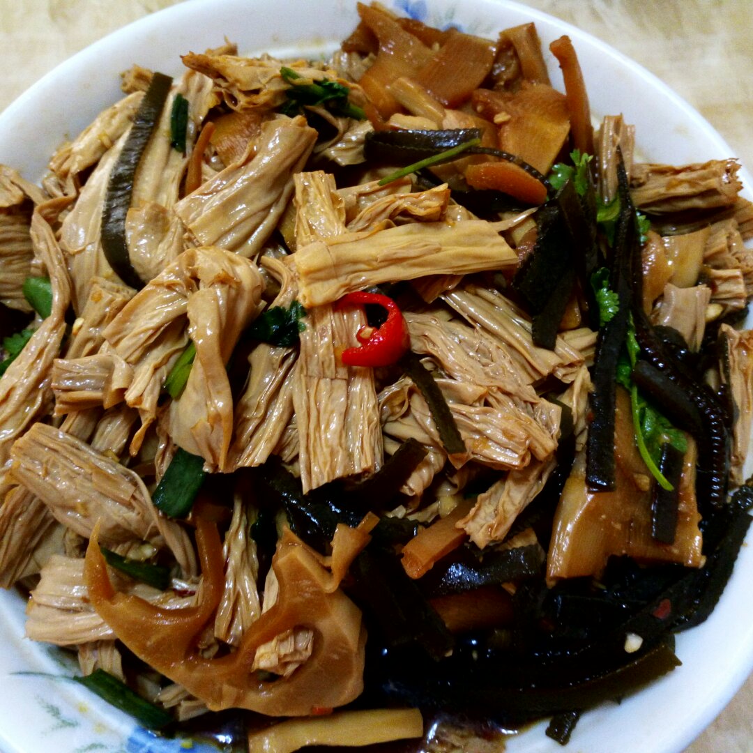 凉拌腐竹