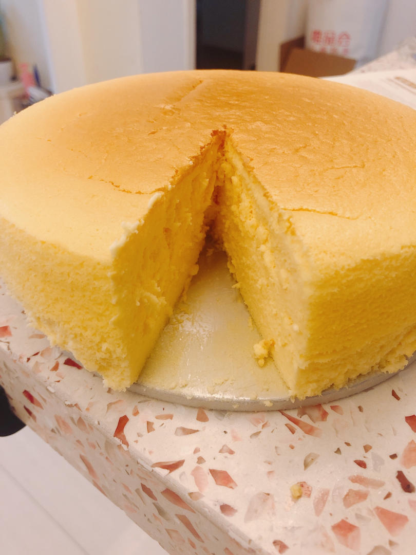 若爱勿离做的8寸轻乳酪蛋糕