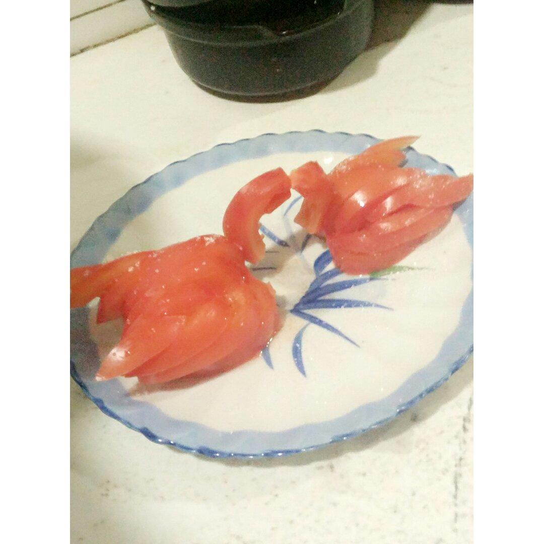 凉拌西红杮