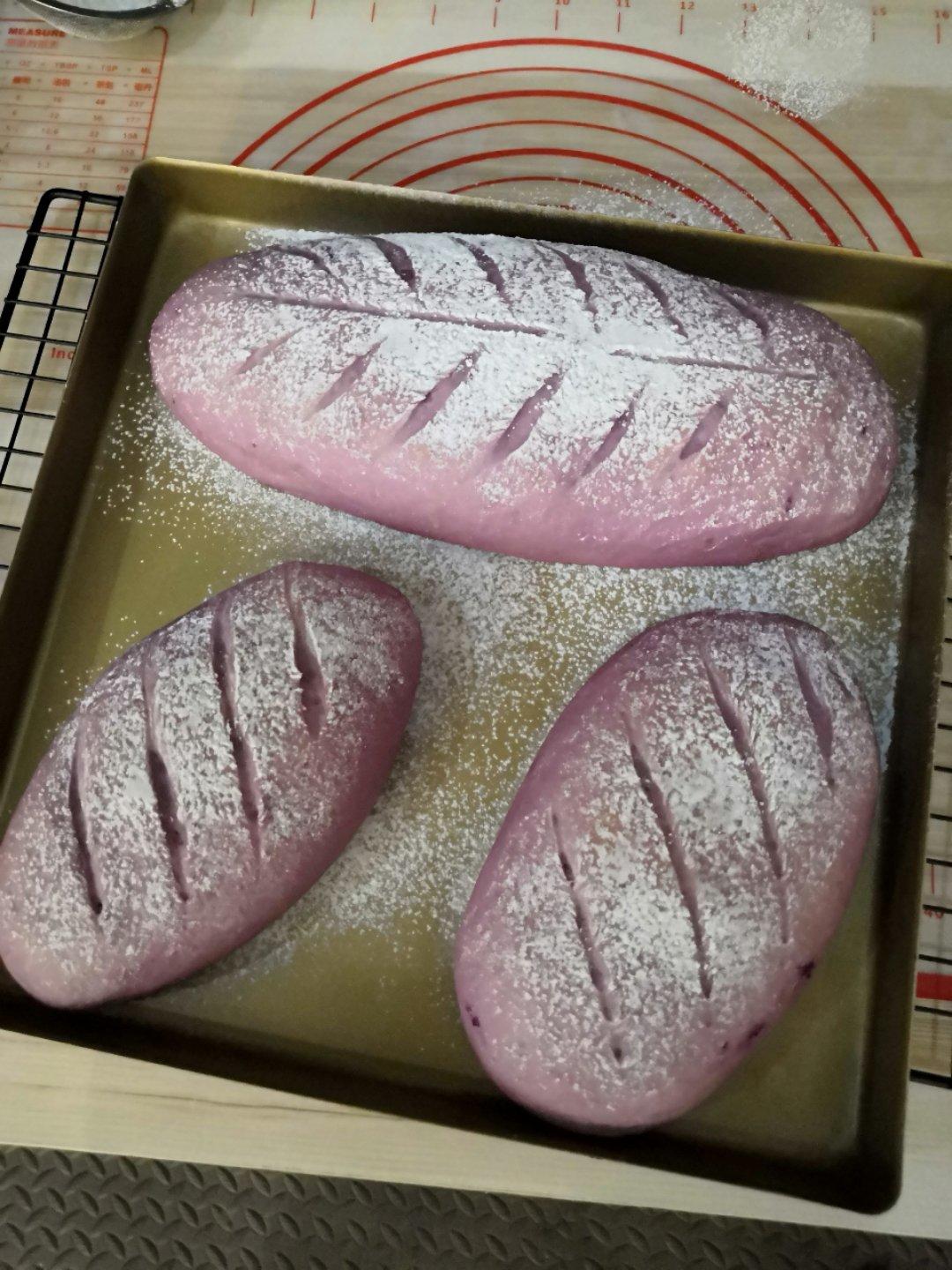 梦幻紫麻薯软欧包