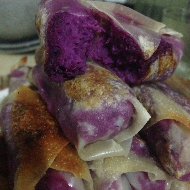 紫薯春卷