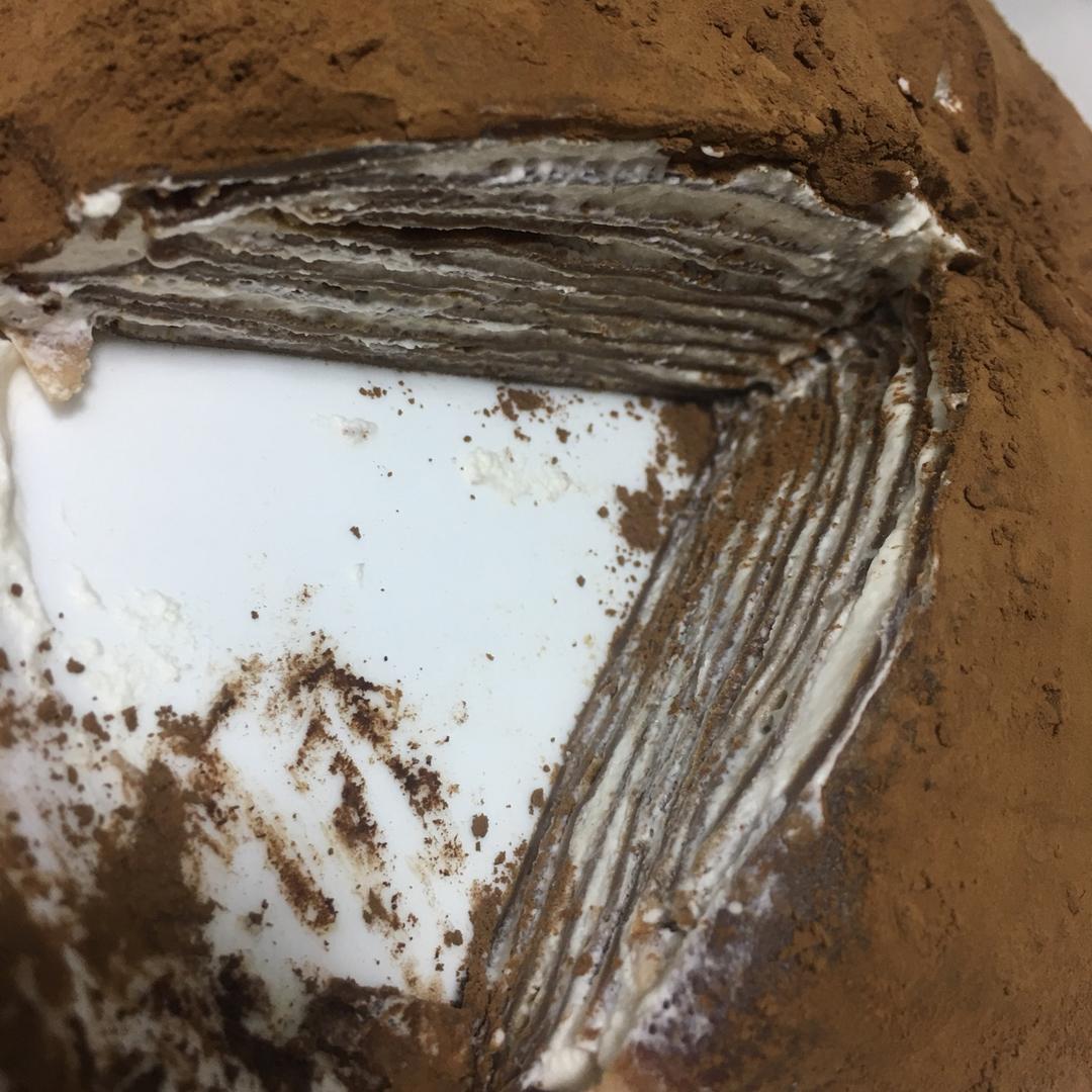 巧克力千层可丽饼